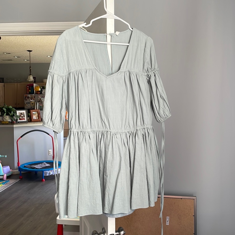 Sage green dress